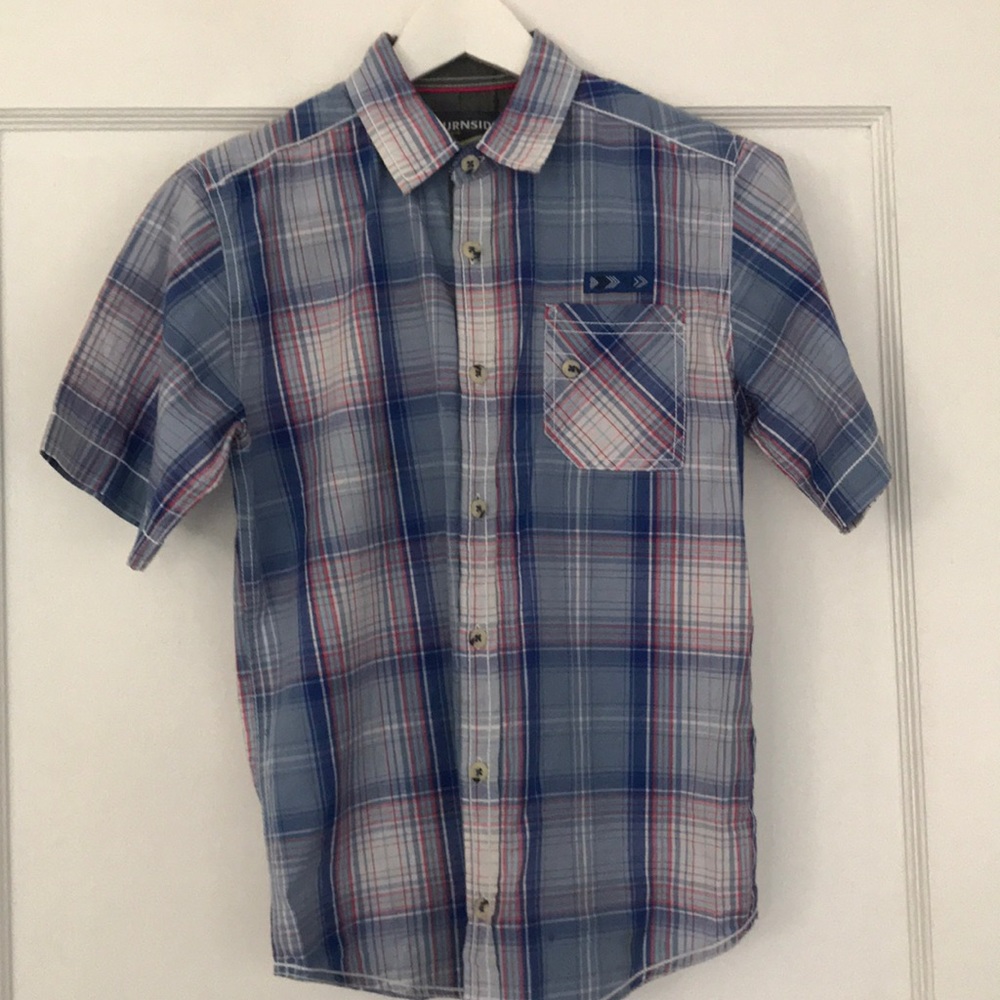 Boy’s short sleeved collared shirt by Burnside